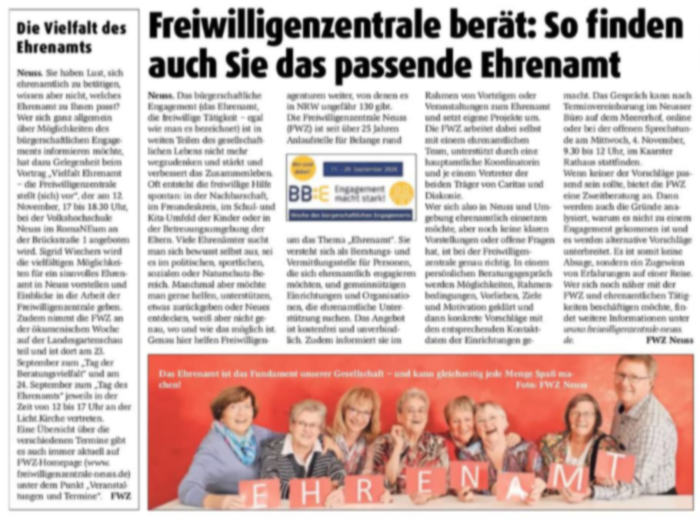 Presse StadtKurierNeuss 20260912